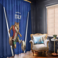 Italy 2024 Football Window Curtain 2024 Go Gli Azzurri - Wonder Print Shop