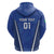 Custom Italy 2024 Football Zip Hoodie 2024 Go Gli Azzurri - Wonder Print Shop