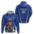 Custom Italy 2024 Football Zip Hoodie 2024 Go Gli Azzurri - Wonder Print Shop