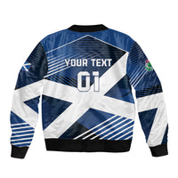 Custom Scotland 2024 Football Bomber Jacket 2024 Go Champions - Wonder Print Shop