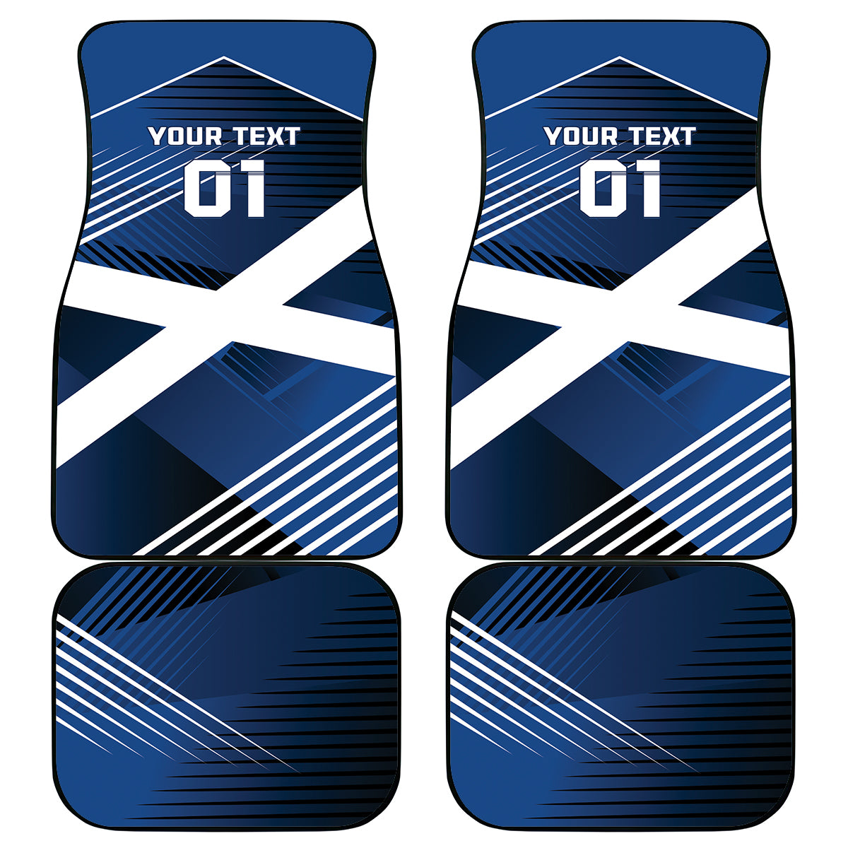 Scotland 2024 Football Car Mats 2024 Go Champions - Wonder Print Shop