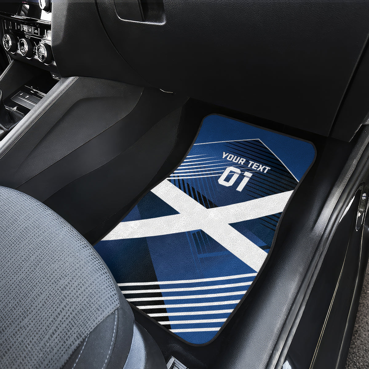 Scotland 2024 Football Car Mats 2024 Go Champions - Wonder Print Shop