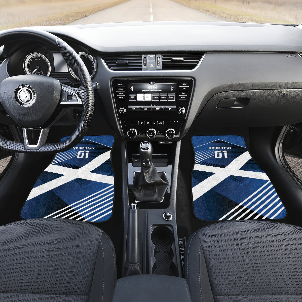Scotland 2024 Football Car Mats 2024 Go Champions - Wonder Print Shop