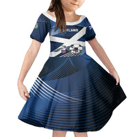Custom Scotland 2024 Football Family Matching Puletasi and Hawaiian Shirt 2024 Go Champions - Wonder Print Shop