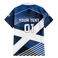 Custom Scotland 2024 Football Family Matching Puletasi and Hawaiian Shirt 2024 Go Champions - Wonder Print Shop