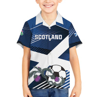 Custom Scotland 2024 Football Family Matching Puletasi and Hawaiian Shirt 2024 Go Champions - Wonder Print Shop
