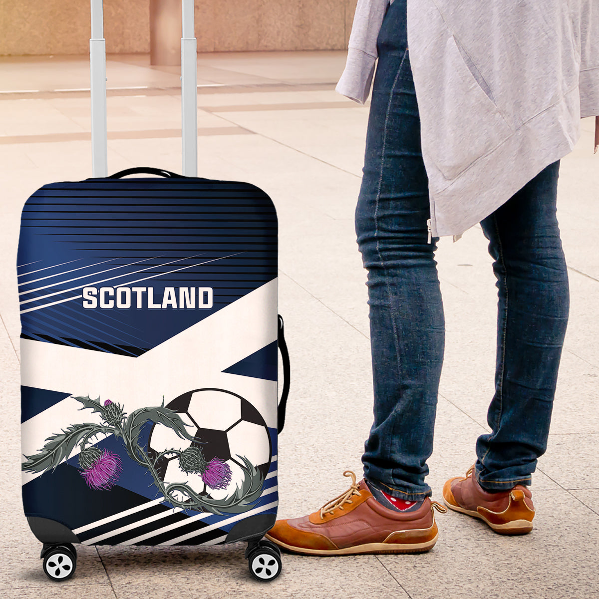 Scotland 2024 Football Luggage Cover 2024 Go Champions