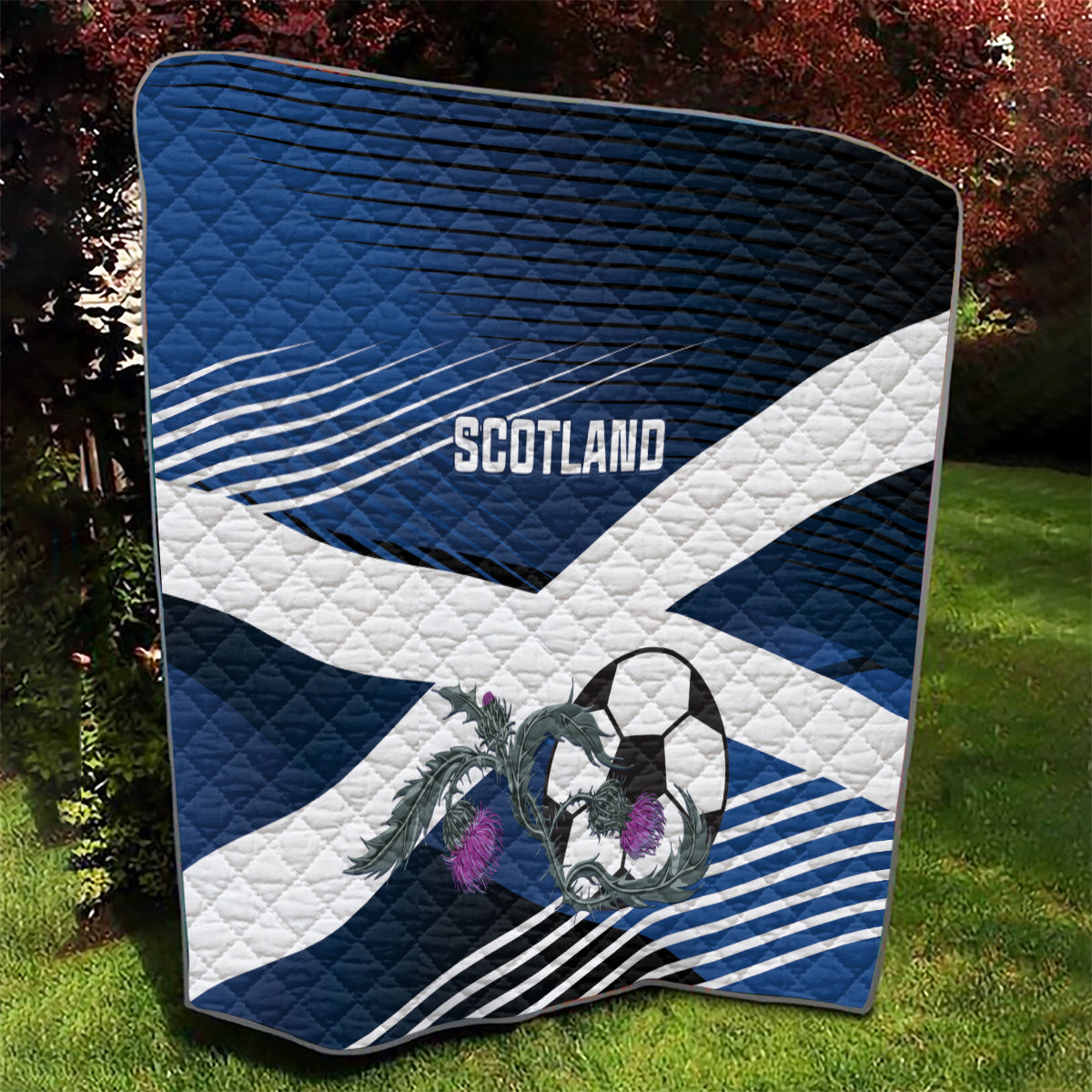 Scotland 2024 Football Quilt 2024 Go Champions - Wonder Print Shop