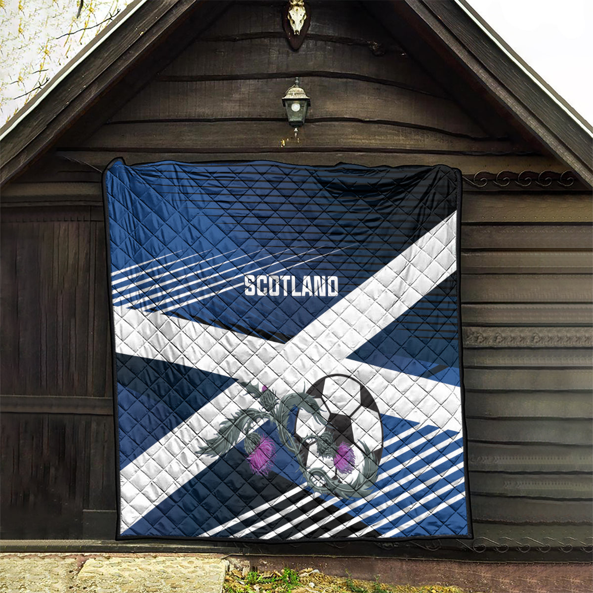 Scotland 2024 Football Quilt 2024 Go Champions - Wonder Print Shop