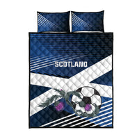 Scotland 2024 Football Quilt Bed Set 2024 Go Champions - Wonder Print Shop