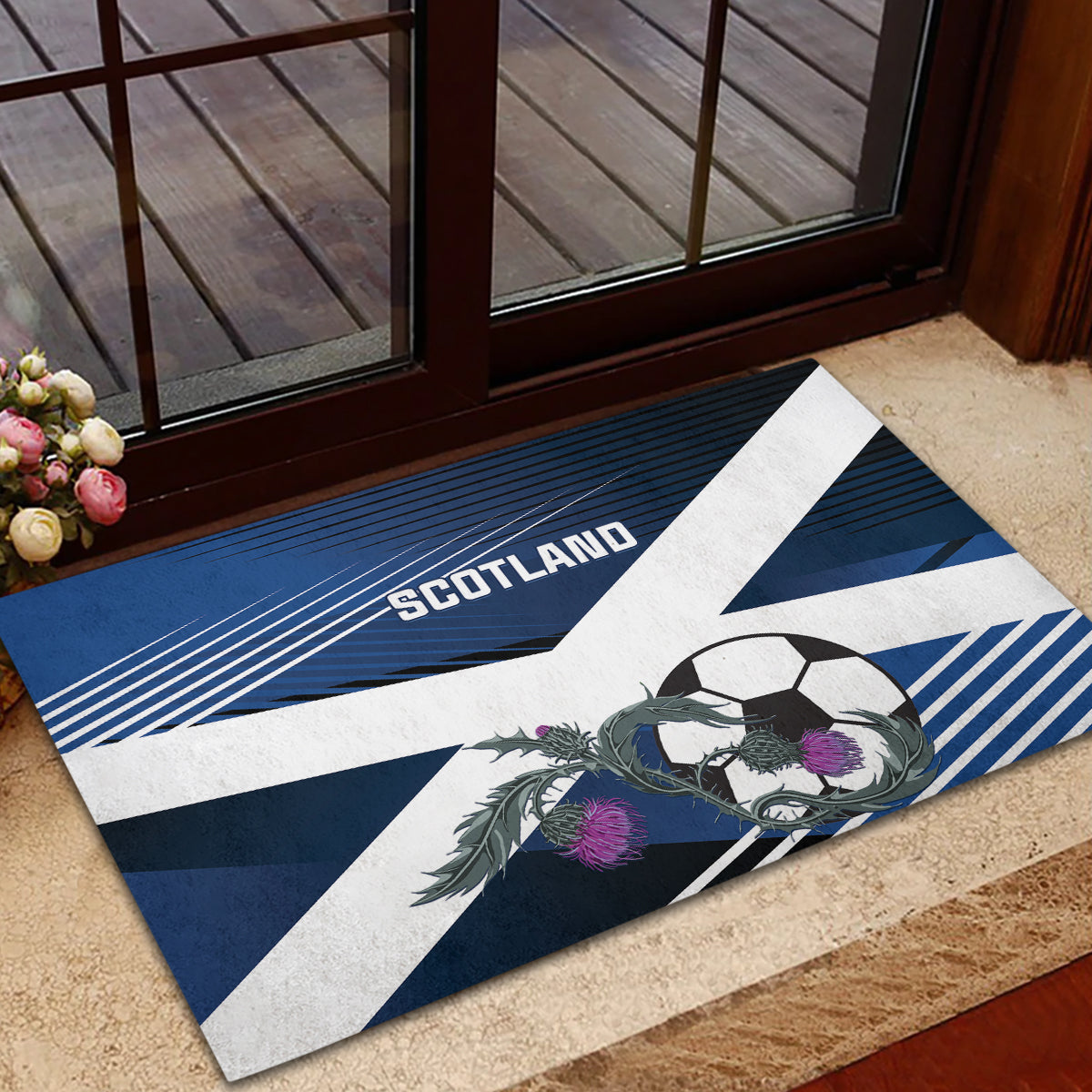 Scotland 2024 Football Rubber Doormat 2024 Go Champions - Wonder Print Shop