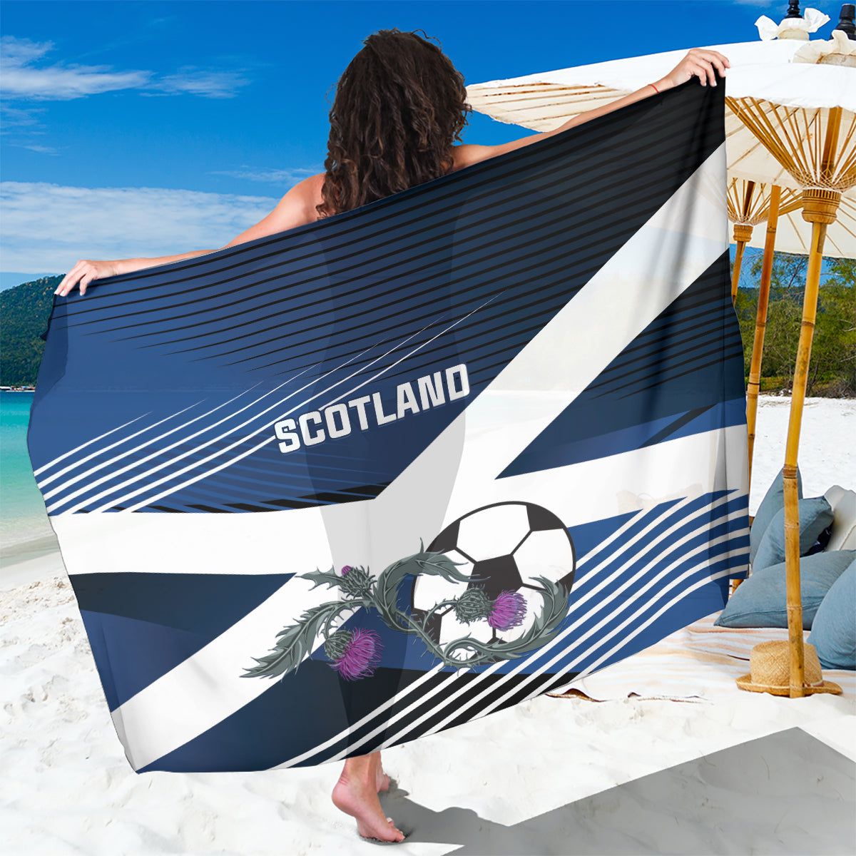Scotland 2024 Football Sarong 2024 Go Champions