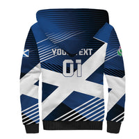 Custom Scotland 2024 Football Sherpa Hoodie 2024 Go Champions - Wonder Print Shop