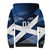 Custom Scotland 2024 Football Sherpa Hoodie 2024 Go Champions - Wonder Print Shop