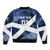 Custom Scotland 2024 Football Sleeve Zip Bomber Jacket 2024 Go Champions - Wonder Print Shop