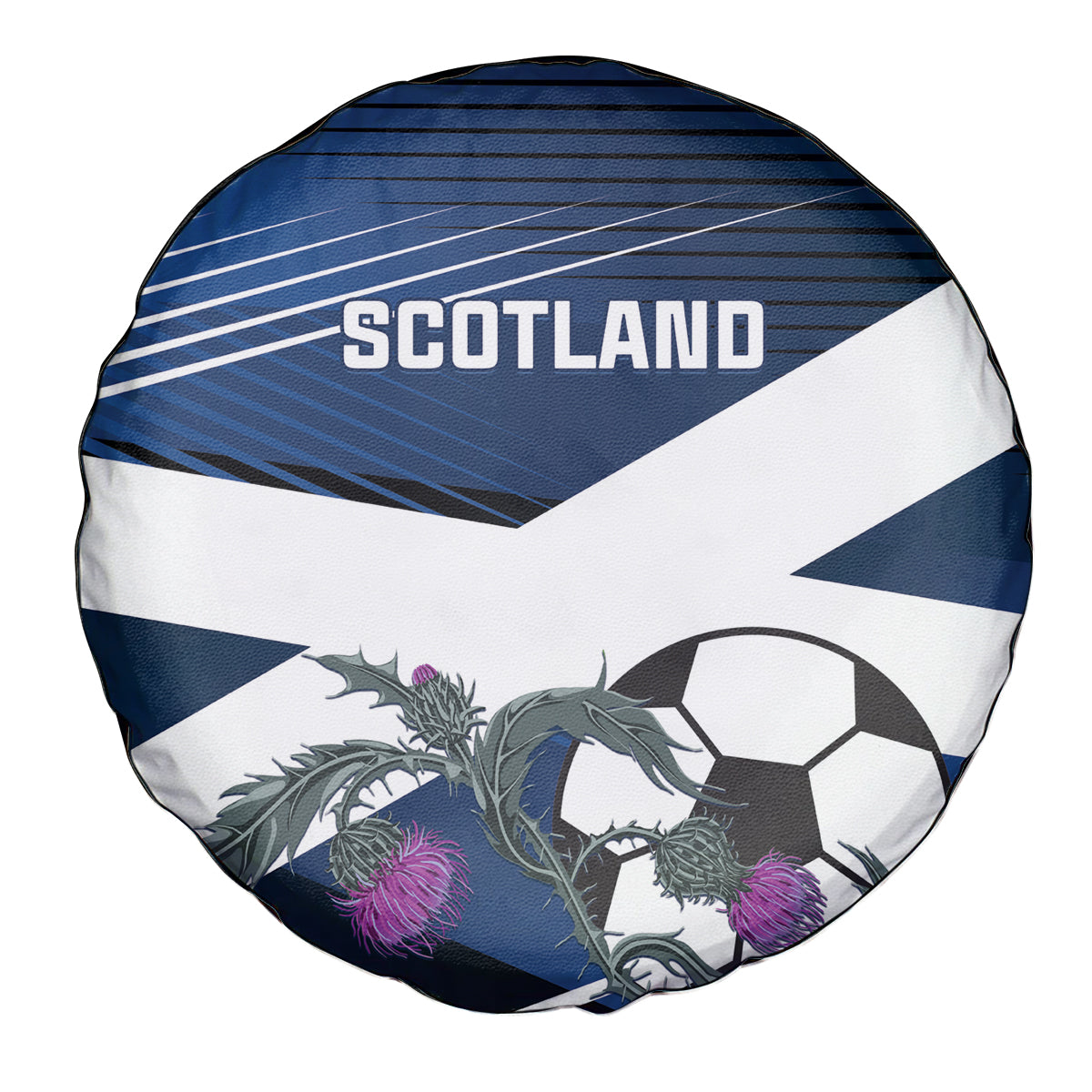 Scotland 2024 Football Spare Tire Cover 2024 Go Champions - Wonder Print Shop