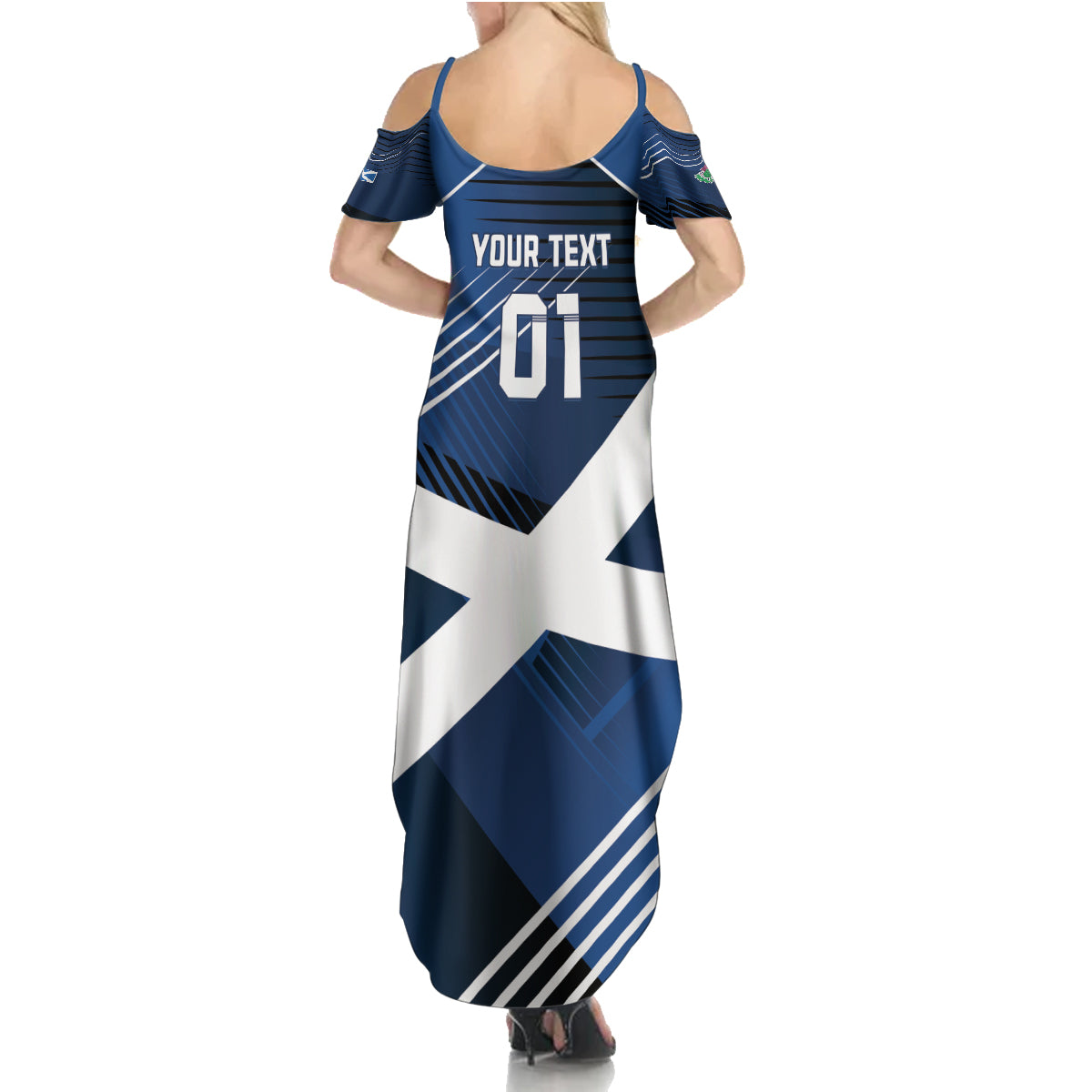 Custom Scotland 2024 Football Summer Maxi Dress 2024 Go Champions - Wonder Print Shop