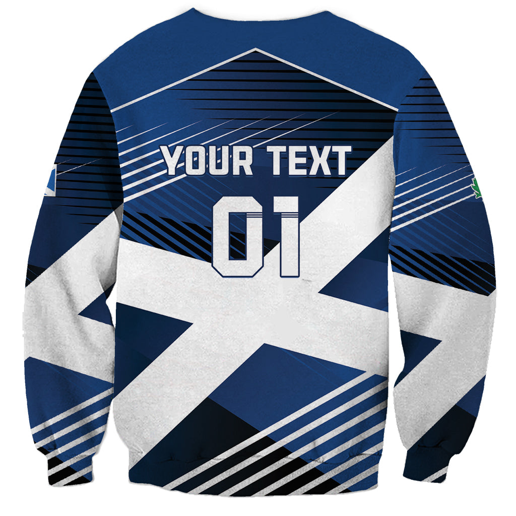Custom Scotland 2024 Football Sweatshirt 2024 Go Champions - Wonder Print Shop