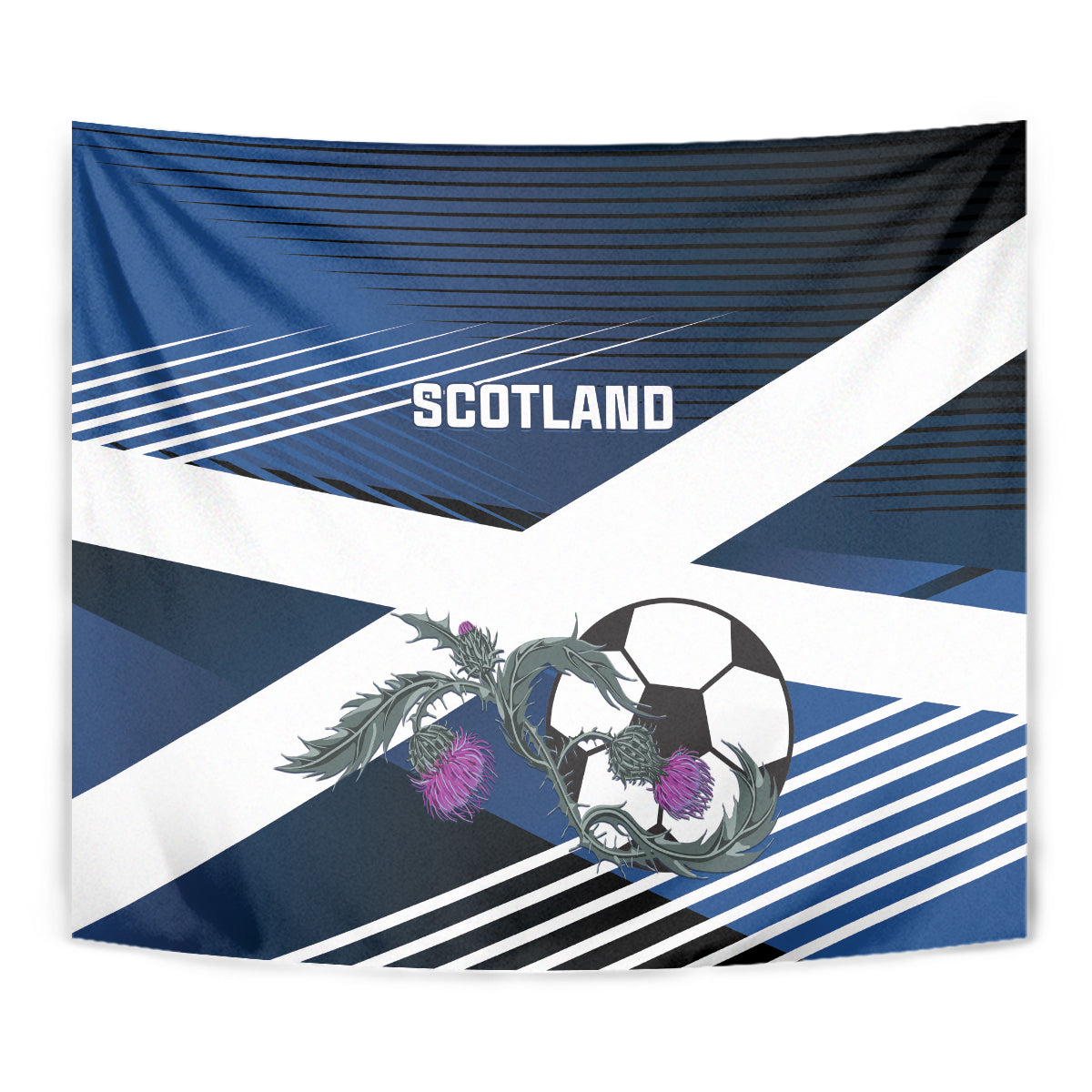 Scotland 2024 Football Tapestry 2024 Go Champions - Wonder Print Shop
