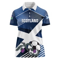 Custom Scotland 2024 Football Women Polo Shirt 2024 Go Champions - Wonder Print Shop