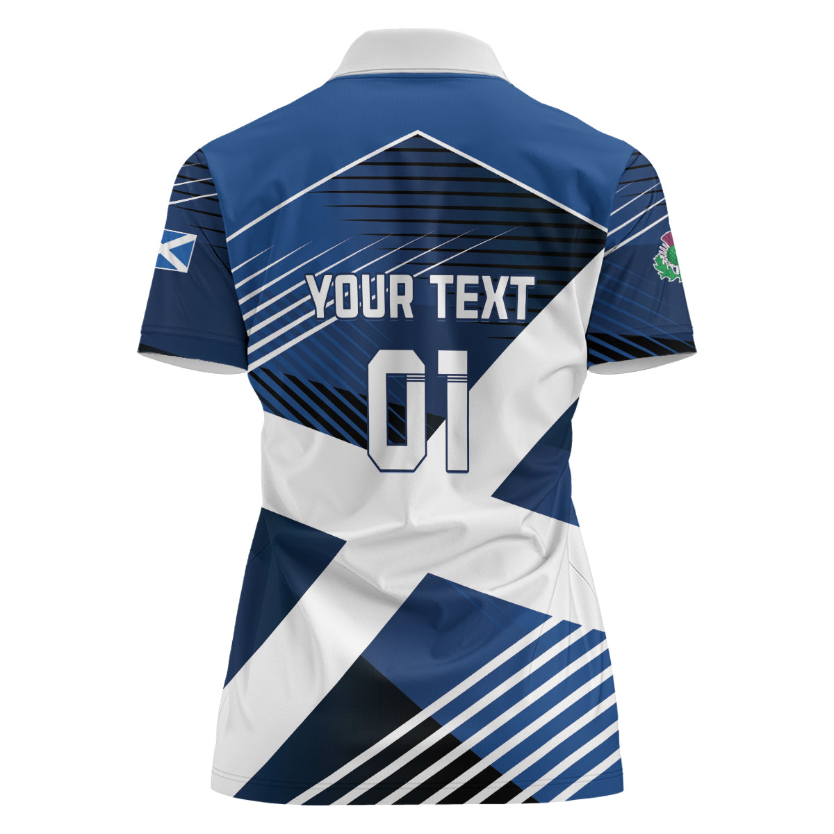 Custom Scotland 2024 Football Women Polo Shirt 2024 Go Champions - Wonder Print Shop