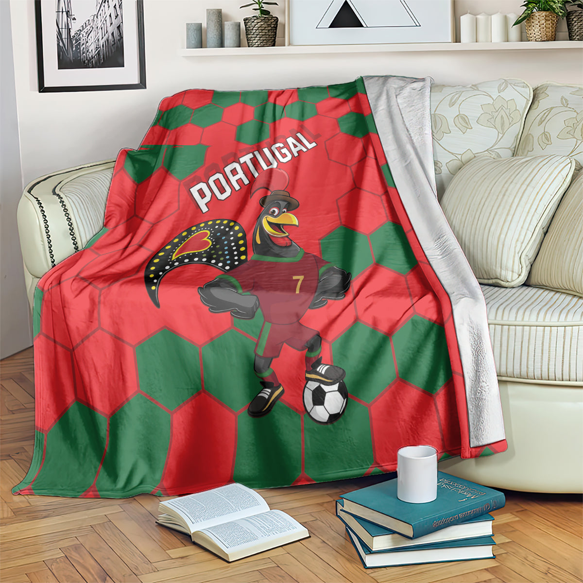 Portugal 2024 Football Blanket 2024 Go Champions