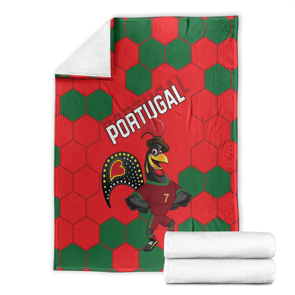 Portugal 2024 Football Blanket 2024 Go Champions
