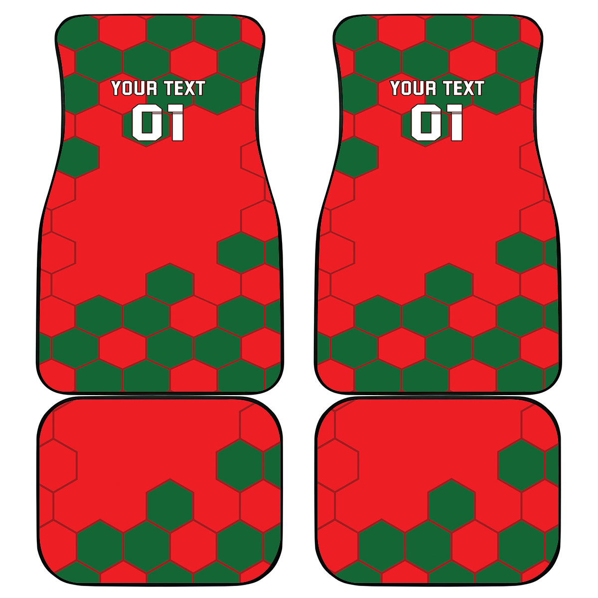 Portugal 2024 Football Car Mats 2024 Go Champions - Wonder Print Shop