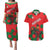 Custom Portugal 2024 Football Couples Matching Puletasi and Hawaiian Shirt 2024 Go Champions - Wonder Print Shop