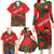 Custom Portugal 2024 Football Family Matching Long Sleeve Bodycon Dress and Hawaiian Shirt 2024 Go Champions - Wonder Print Shop