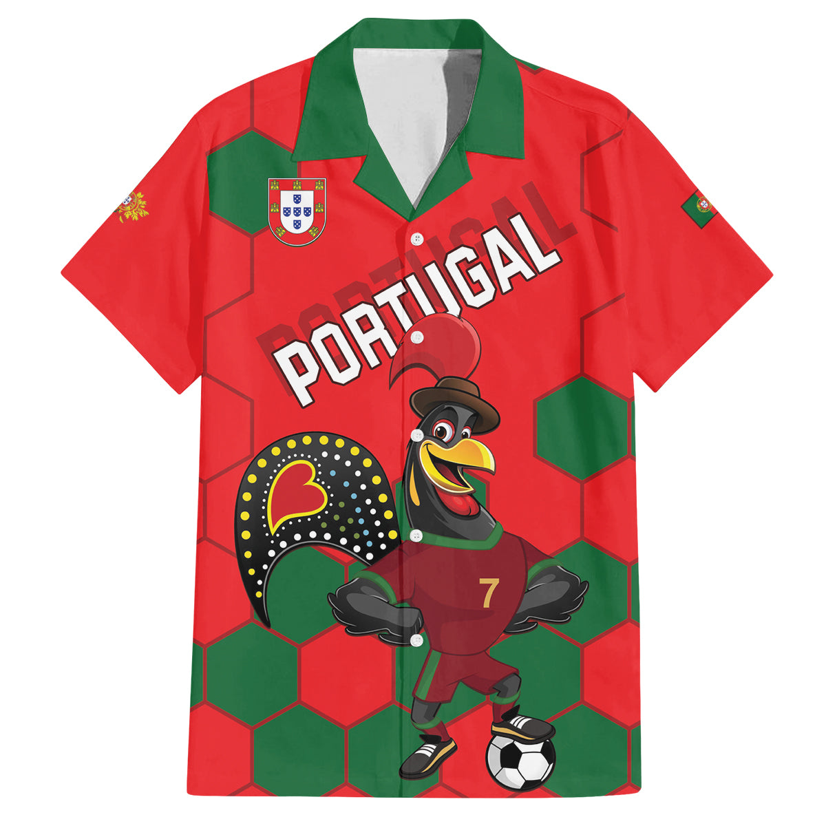 Custom Portugal 2024 Football Family Matching Summer Maxi Dress and Hawaiian Shirt 2024 Go Champions - Wonder Print Shop