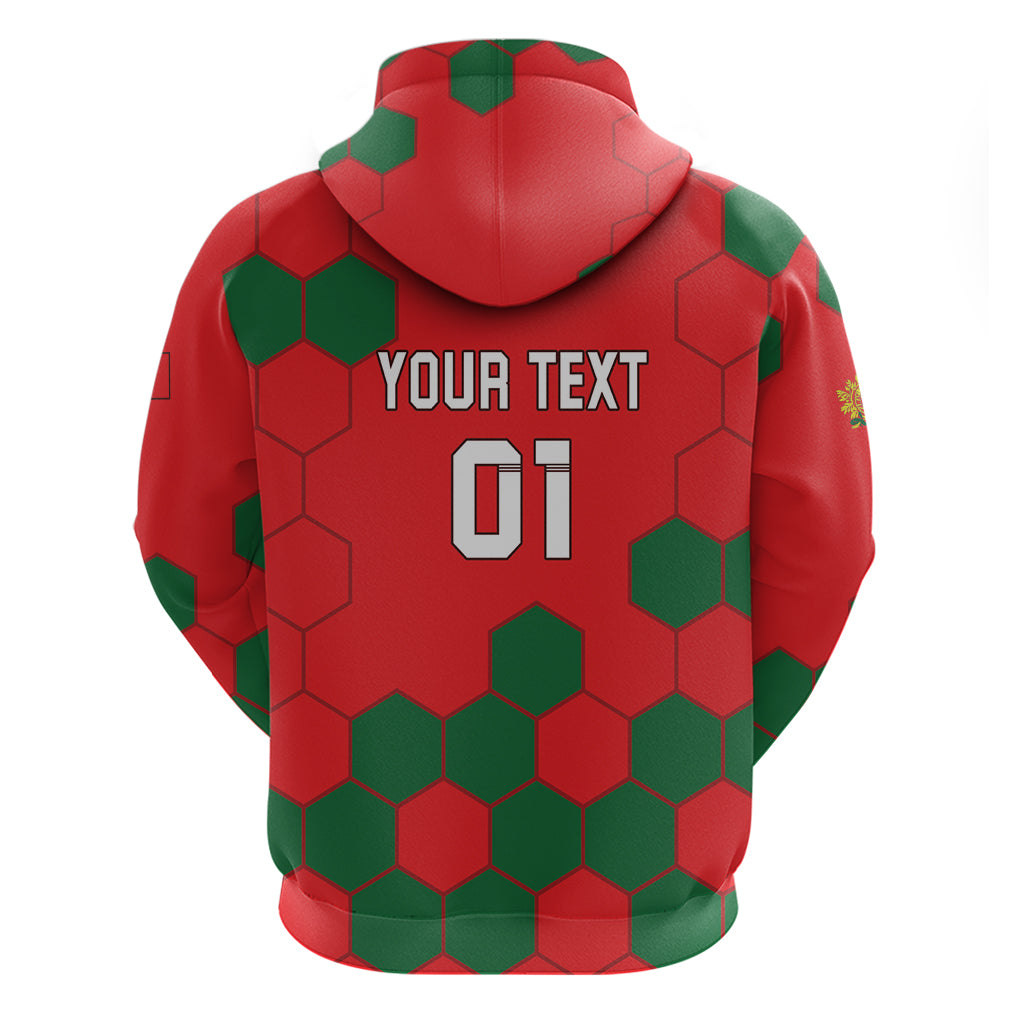 Custom Portugal 2024 Football Hoodie 2024 Go Champions - Wonder Print Shop