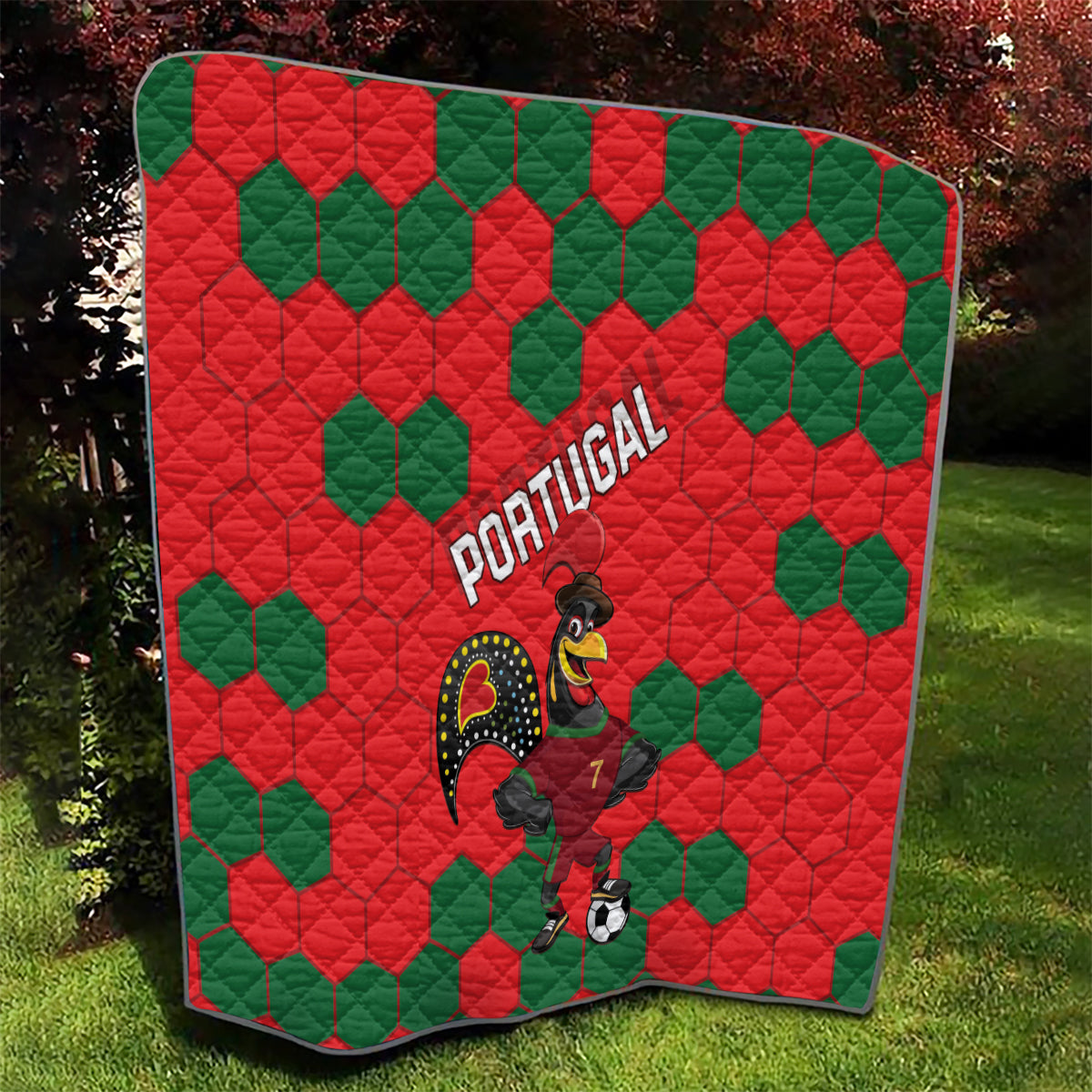 Portugal 2024 Football Quilt 2024 Go Champions - Wonder Print Shop