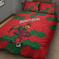 Portugal 2024 Football Quilt Bed Set 2024 Go Champions - Wonder Print Shop