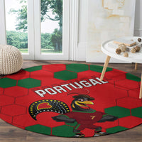Portugal 2024 Football Round Carpet 2024 Go Champions
