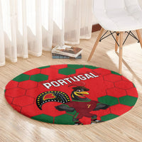 Portugal 2024 Football Round Carpet 2024 Go Champions