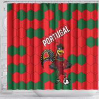 Portugal 2024 Football Shower Curtain 2024 Go Champions