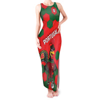 Custom Portugal 2024 Football Tank Maxi Dress 2024 Go Champions - Wonder Print Shop
