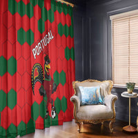 Portugal 2024 Football Window Curtain 2024 Go Champions - Wonder Print Shop