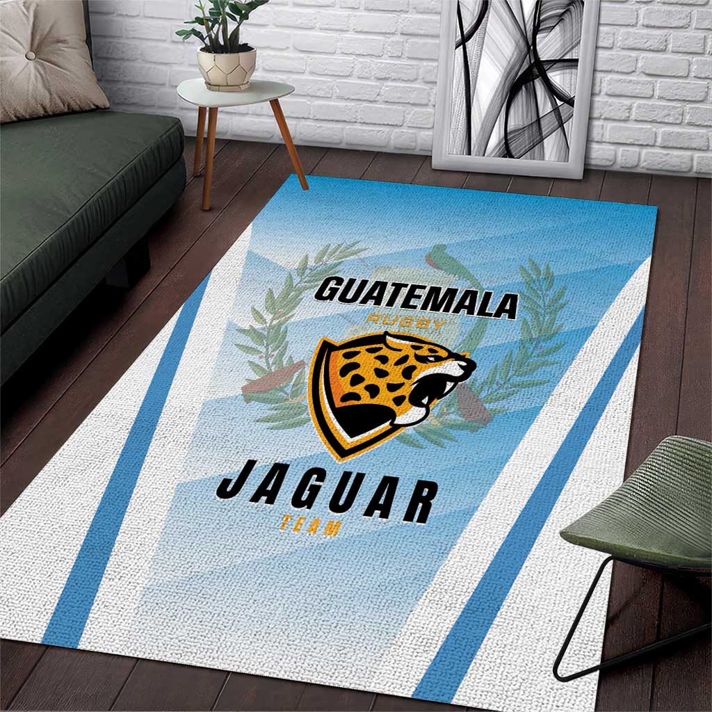 Rugby Guatemala Area Rug Jaguares Go Champions