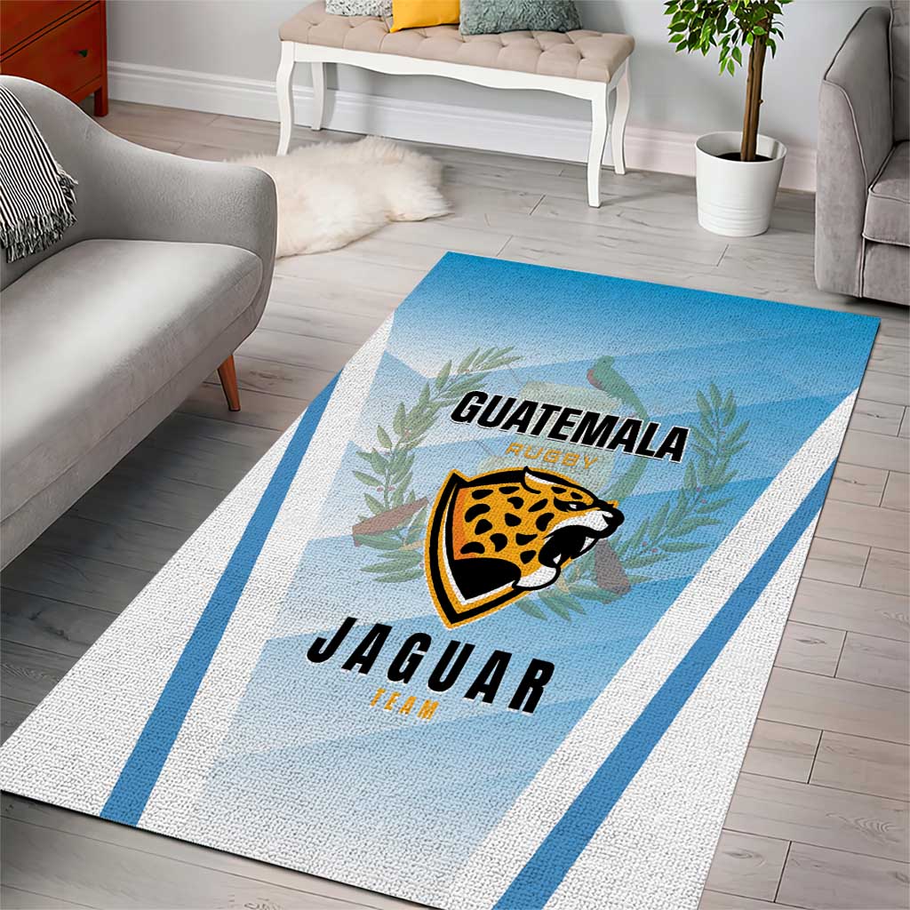 Rugby Guatemala Area Rug Jaguares Go Champions