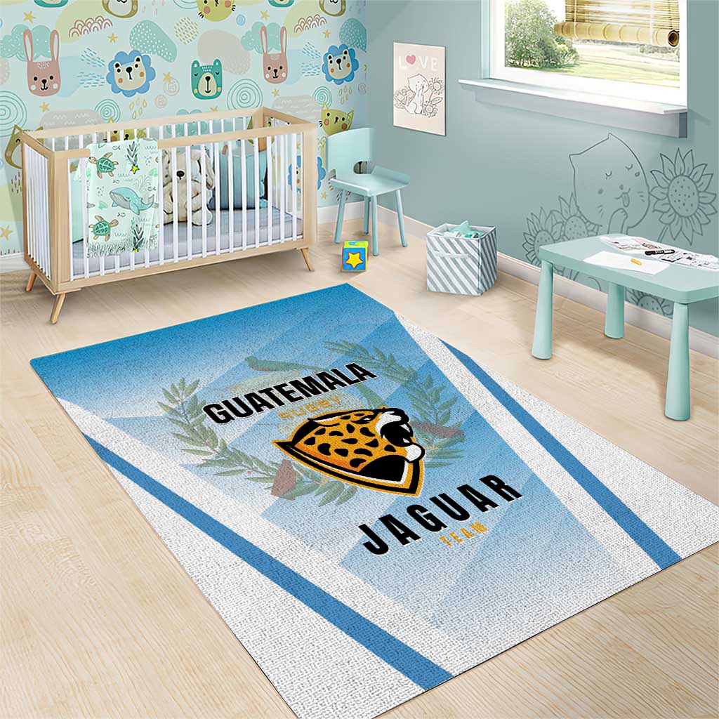 Rugby Guatemala Area Rug Jaguares Go Champions