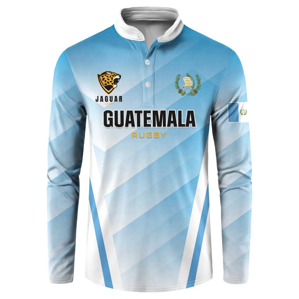 Custom Rugby Guatemala Button Sweatshirt Jaguares Go Champions
