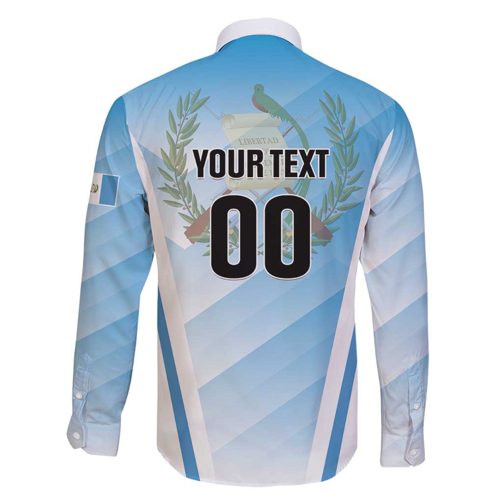 Custom Rugby Guatemala Family Matching Long Sleeve Bodycon Dress and Hawaiian Shirt Jaguares Go Champions