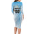 Custom Rugby Guatemala Family Matching Long Sleeve Bodycon Dress and Hawaiian Shirt Jaguares Go Champions