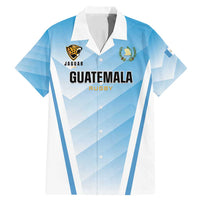 Custom Rugby Guatemala Family Matching Mermaid Dress and Hawaiian Shirt Jaguares Go Champions