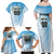 Custom Rugby Guatemala Family Matching Off Shoulder Maxi Dress and Hawaiian Shirt Jaguares Go Champions