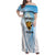 Custom Rugby Guatemala Family Matching Off Shoulder Maxi Dress and Hawaiian Shirt Jaguares Go Champions