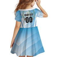 Custom Rugby Guatemala Family Matching Off Shoulder Short Dress and Hawaiian Shirt Jaguares Go Champions