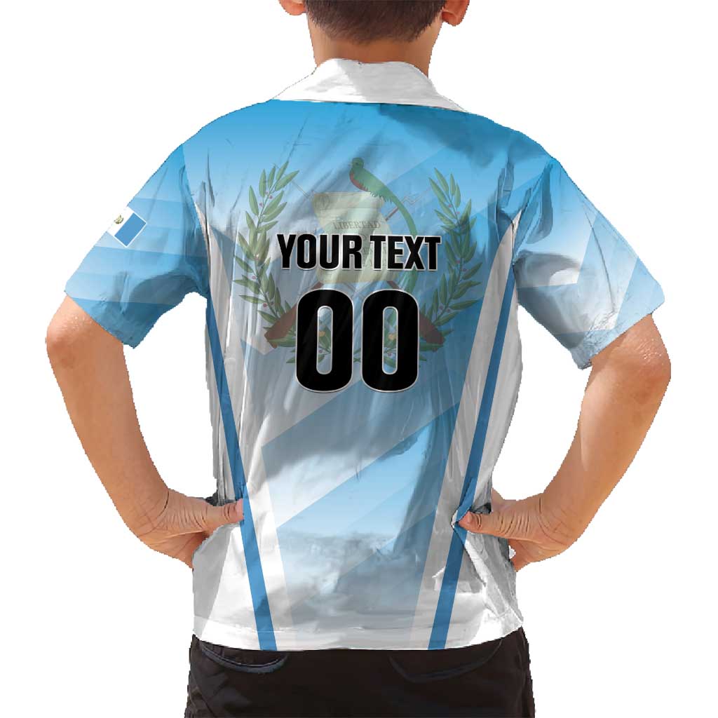 Custom Rugby Guatemala Family Matching Summer Maxi Dress and Hawaiian Shirt Jaguares Go Champions